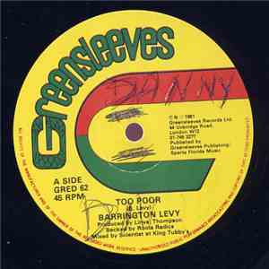 Barrington Levy - Too Poor / First Love download free