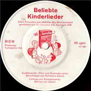 Chor Und Orchester Einer Schulklasse Aus Schlieren-Zürich - Beliebte Kinderlieder download free