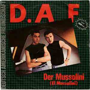 D.A.F. - Der Mussolini = El Mussolini download free