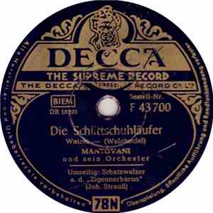 Mantovani Und Sein Orchester - Die Schlittschuhläufer / Schatzwalzer download free