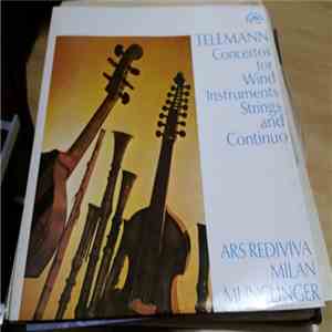 Telemann - Ars Rediviva Ensemble, Josef Hála, František Sláma & Munclinger - Concertos For Wind Instruments, Strings And Continuo download free
