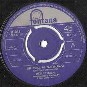 Wayne Fontana - The Words Of Bartholomew download free